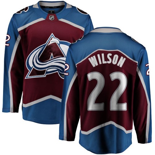 Herren Colorado Avalanche Eishockey Trikot Colin Wilson #22 Breakaway Maroon Fanatics Branded Heim